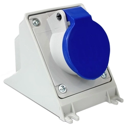 Tomada Sob 2P+T 16A 220V 6H Az  Ip-67     N-3006W