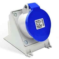 Tomada Sob 3P+T  32A 220V 9H  Az  Ip-67     N-4209W
