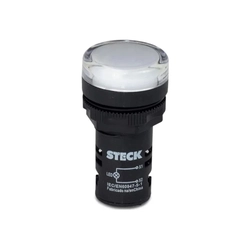 Sinaleiro 22Mm 7Leds 220Vca Branco Steck
