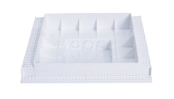 Caixa Laje Quadrada Embutir LED 24W PVC