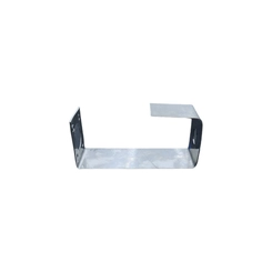 Suporte Luminária Curto Inox 100mm Chapa 18
