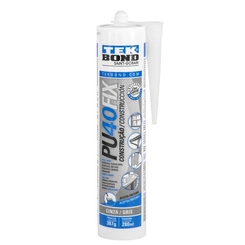 Cola PU40 Construção 387g Cinza - Tekbond