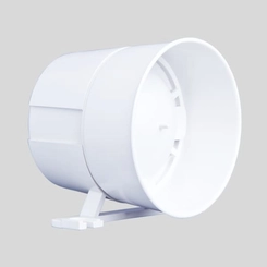 Sirene Piezoelétrica 120dB 12VCC Branco - Morey