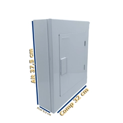 Quadro Distribuição Sobrepor Trif 80A 21DIN - Moratori