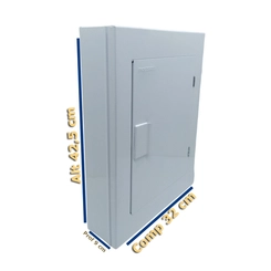 Quadro Distribuição Sobrepor Trif 80A 27DIN - Moratori