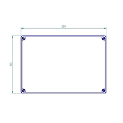 Caixa Passagem PVC IP65 280x180x140 Cinza 202506 - Schuhmacher