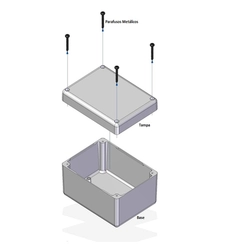 Caixa Passagem PVC IP44 120x90x70 Branco 200702 - Schuhmacher