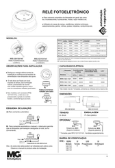 Relé Fotocélula Eletrônico 600/1000W Bivolt - Margirius