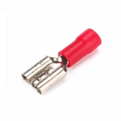 Terminal Fêmea Pré-Isol 0,5-1,5mm Vermelho 20un FDD1.25.250 - Eletrokit