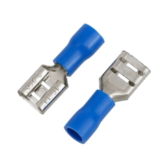 Terminal Fêmea Pré-Isol 1,5-2,5mm Azul 20un FDD25.250 - Eletrokit
