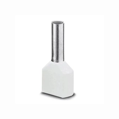 Terminal Ilhós Duplo 0,5mm Branco 8mm 20un TE0508 - Eletrokit