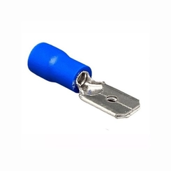 Terminal Macho Pré-Isol 1,5-2,5mm Azul 20un MDD2.00-250 - Eletrokit