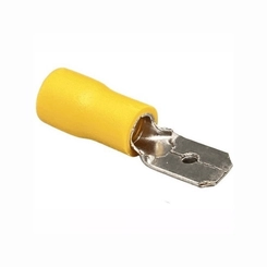 Terminal Macho Pré-Isol 4-6mm Amarelo 20un MDD5.50-250 - Eletrokit