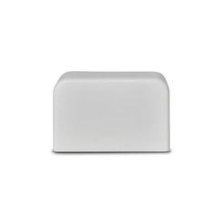 Tampa De Extremidade Dexson 20 X 12 Mm Branca  Schneider Electric DXN11045