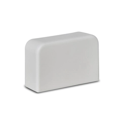 Tampa De Extremidade Dexson 20 X 12 Mm Branca  Schneider Electric DXN11045