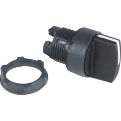 Cabeçote Para Chave Seletora Ø22Mm Plástico 2 Posições Fixas Manopla Curta Preto ZB5AD2 Schneider El