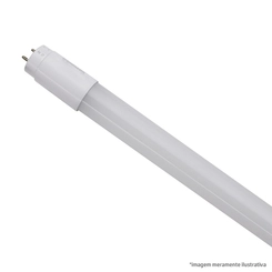 Lâmpada Led Tubular T8 1850 Lm 20W 3000K Bivolt Vidro Empalux