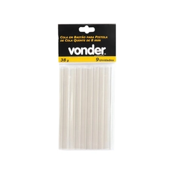 Refil Cola Quente 8x100mm 9un - Vonder