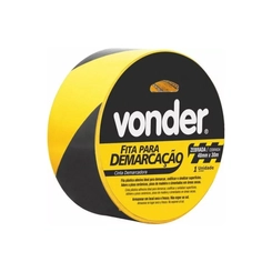 Fita Zebrada Preto/Amarelo 200m - Vonder