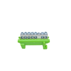 Barra Terra Verde 16mm 7 Furos 928055 - Cemar
