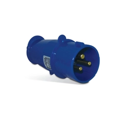 Plugue Industrial 2P+T 32A 220V 6H N-3276W - Steck