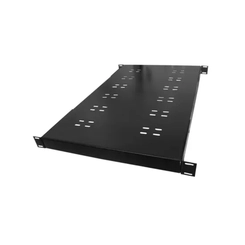 "Bandeja Fixa 19"" 1U 700mm 4 Pontos Preta"