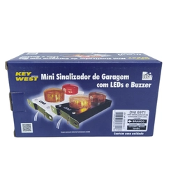 Sinalizador Saída Veículos Sonoro LED Bivolt Branco - Multimarcas