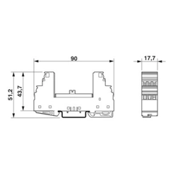 Base Supressor PLT-SEC-T3-BE - Phoenix