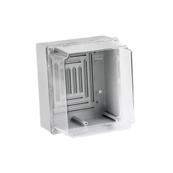 Caixa Passagem PVC IP44 210x185x160 Cinza Transparente 913220 - Cemar