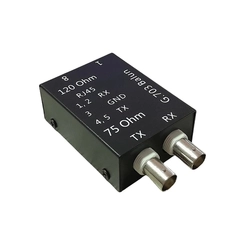 Balun Vídeo Conversor BNC x RJ45 G-703
