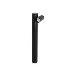 Balizador Alumínio 500mm IP54 GU10 Preto Fosco - Arten