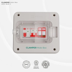 Quadro Proteção Wallbox 8kW 220V 25975 - Clamper
