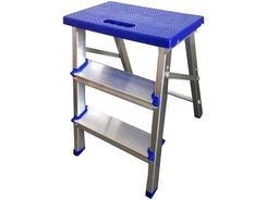 Escada Alumínio Banqueta 3 Degraus 50cm - Mor