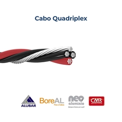Cabo Alumínio Quadruplex 120mm Liga CAL 6201 H19