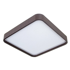 Plafon LED Quadrado 18W Café 87310032 - Blumenau
