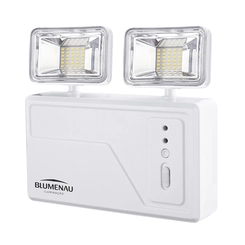 Luminária de Emergência LED 2 Faróis 3000 Lúmens