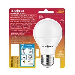 Lâmpada LED Bulbo 760 lm 9W 6500K Bivolt com Sensor de Presença