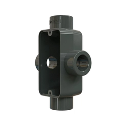 Condulete Pvc Cinza Sem Roscax1/2 Sem Tampax - I - Sr 10 Wetzel