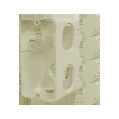 Condulete Pvc Branco Múltiplo 1/2 - 3/4 6E Lpb6 - 10/5 Wetzel
