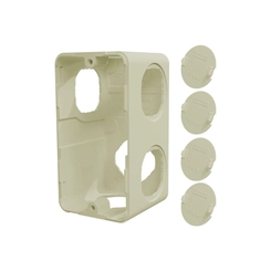 Condulete Pvc Branco Múltiplo 1/2 - 3/4 6E Lpb6 - 10/5 Wetzel