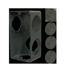 Condulete Pvc Cinza Múltiplo 1 Lpc6 - 20 Corpo Pvc Cinza Wetzel