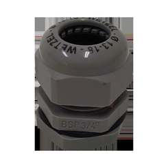 Prensa Cabo De Nylon 1/2 Rosca Npt Cinza Ip - 68 Wetzel