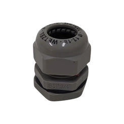 Prensa Cabo De Nylon 1/2 Rosca Npt Cinza Ip - 68 Wetzel