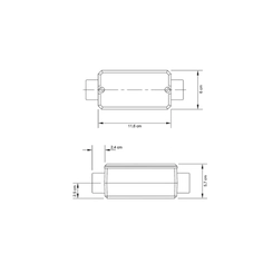 Condulete S/Rosca Tipo C 1 C/Tampa 56101/093 - Tramontina