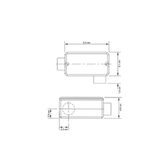 Condulete S/Rosca Tipo LL 3/4 C/Tampa 56104/092 - Tramontina