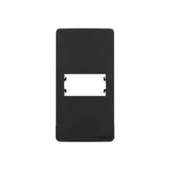 Placa Sleek Ebony para Condulete com Suporte 1 Posto 1 22425 - Margirius