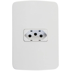 Conjunto B3 Tomada 2P+T 20A Branco 19482 - Margirius