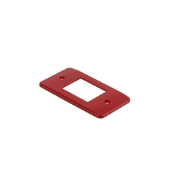 Tampa PVC 2 Teclas 1/2 a 3/4 Vermelho - Masster