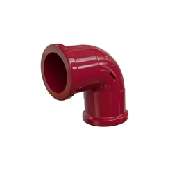 Cotovelo 90° com Janela PVC 3/4 Vermelho - Masster