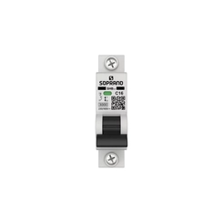 Disjuntor DIN Monofásico Curva C 20A 3kA 05121.7020.11 - Soprano